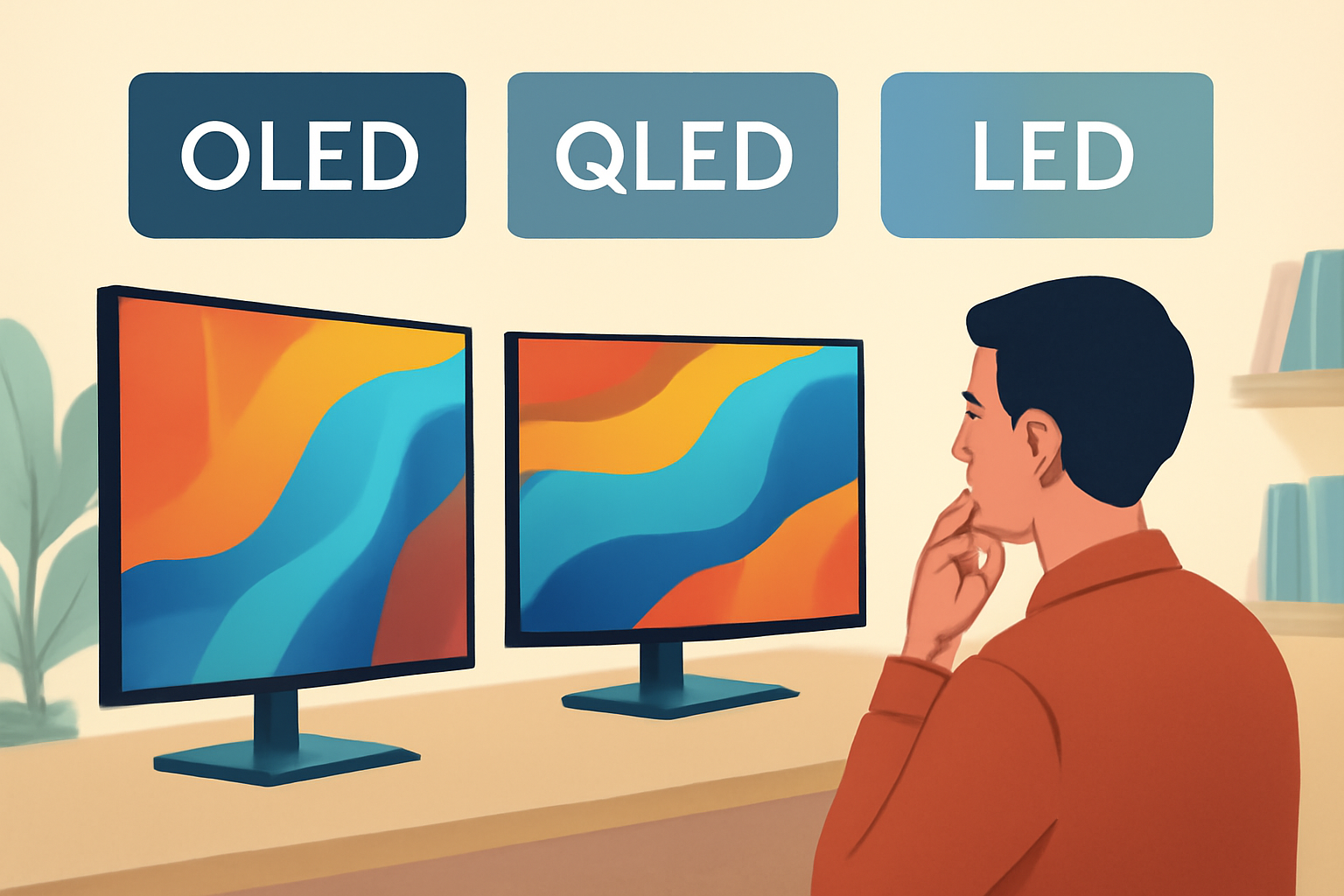 OLED, QLED и LED: как выбрать идеальный телевизор или монитор в 2024 году